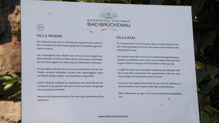 Nun sucht die Staatliche Kurverwaltung für die Villa Widder einen neuen Pächter. Foto: Ulrike Müller