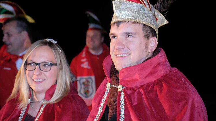 Das neue Prinzenpaar Natascha und Manuel. Gerd Schaar