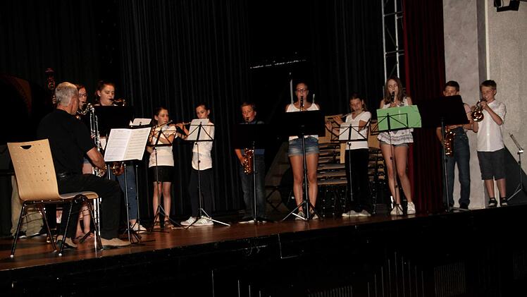 Das Projekt-Bläserensemble  Foto: Richard Sänger