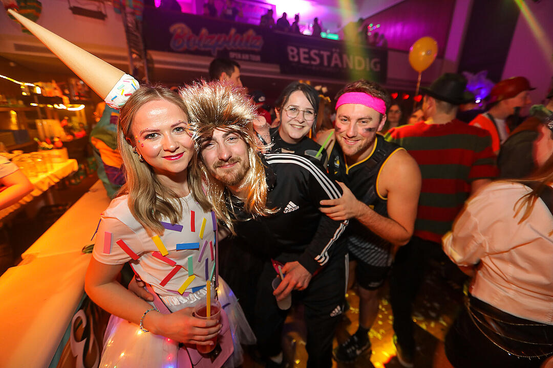 Beste Partystimmung in der Stadthalle
