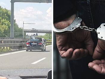 Fahrt auf der A73 endet knapp hinter Gittern