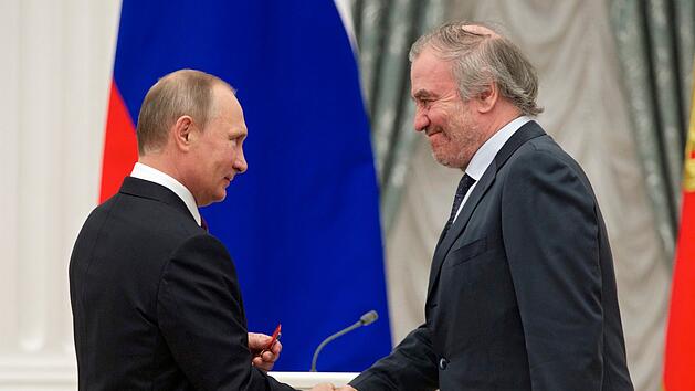 Dirigent Waleri Gergijew und Präsident Wladimir Putin