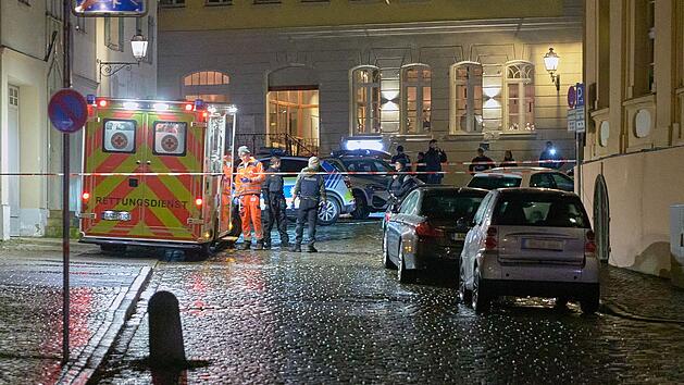 Sch&uuml;sse in Innenstadt von Ansbach