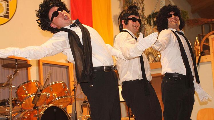 Die "3 Tenöre" Bernd Stretz, Peter Rödelmaier und Rainer Stretz (von links) bei ihrem tollen Auftritt.