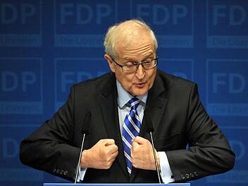 FDP-Spitzenmann Rainer Brüderle Foto: Daniel Naupold/dpa