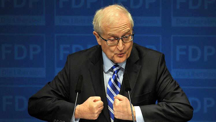 FDP-Spitzenmann Rainer Brüderle Foto: Daniel Naupold/dpa