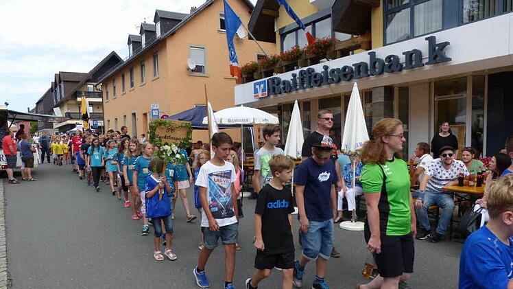 Beim Marktleugaster Straßenfest war viel geboten. Foto: Klaus-Peter Wulf