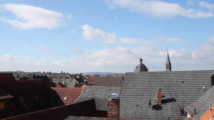 Aussicht aus dem "Bären" auf die umgebende DachlandschaftMatthias Einwag