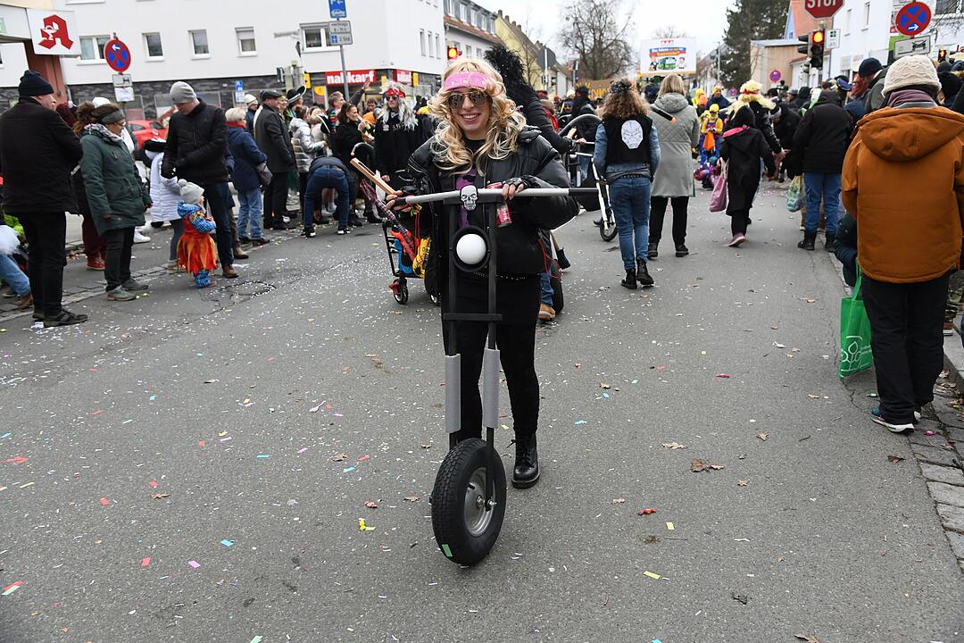 Faschingstreiben in der Gartenstadt.