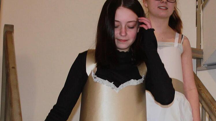 Realschulmodels bei der ModenschauKatharina Becht