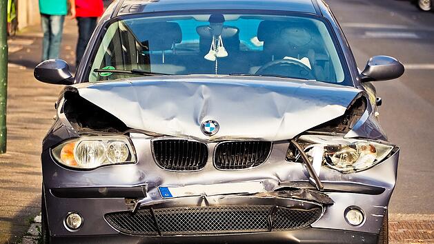 BMW nach Unfall