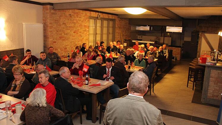 Sehr gut besucht war das SPD-Treffen am Aschermittwoch. Foto: Matthias Beetz