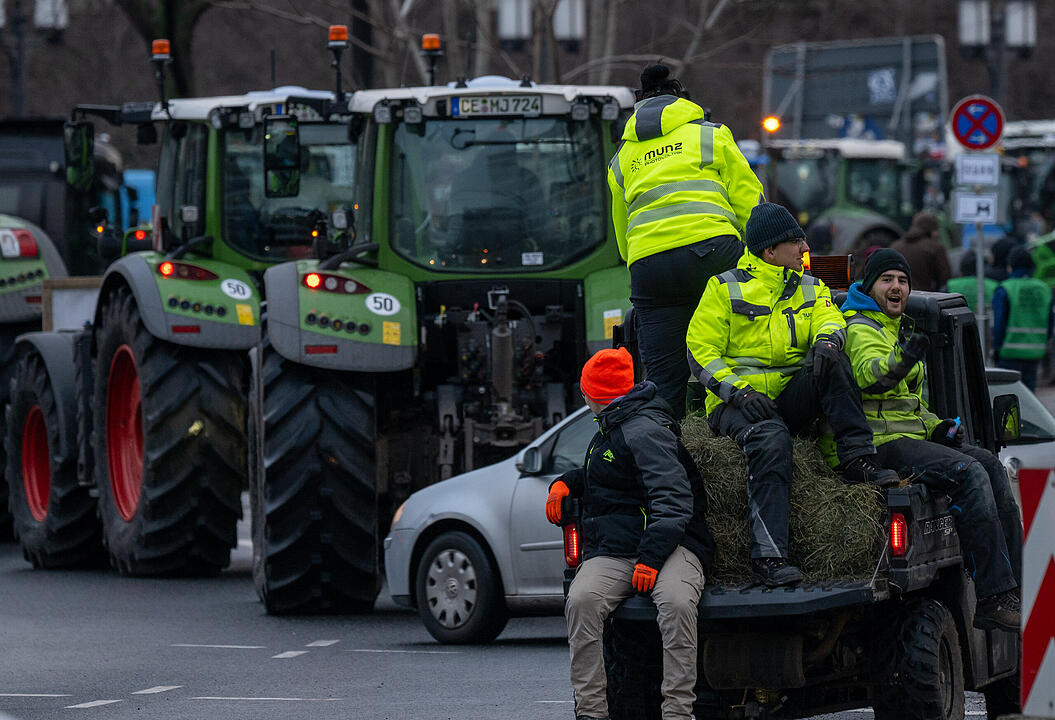Bauernproteste - Großkundgebung in Berlin
