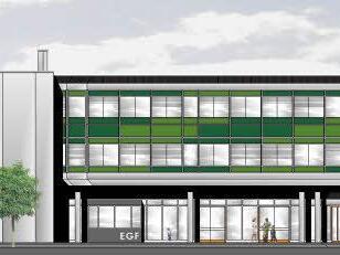 Nach der Sanierung im Jahr 2016 wird sich das Ehrenbürg-Gymnasium auch mit einer neuen Fassade präsentieren.  Foto: Büro Glauber + Rosbigalle