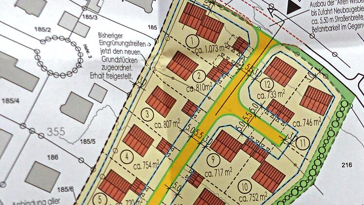 Der Bebauungsplan "An der Alten Wirsberger Straße III" der Marktgemeinde Ludwigschorgast hat zwölf Bauplätze.