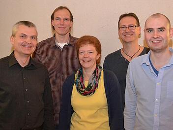 Die neue Vereinsleitung: Martin Thürmer, Ewald Brand, Petra Kraus, Roland Kühnlein und Christian Simon. Foto: Andreas Lomb