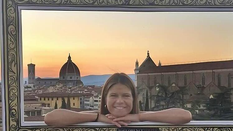 Viviana Anselmi ist in Münnerstadt aufgewachsen. Heute lebt sie in Florenz und fühlt sich dort richtig wohl. Foto: Viviana Anselmi