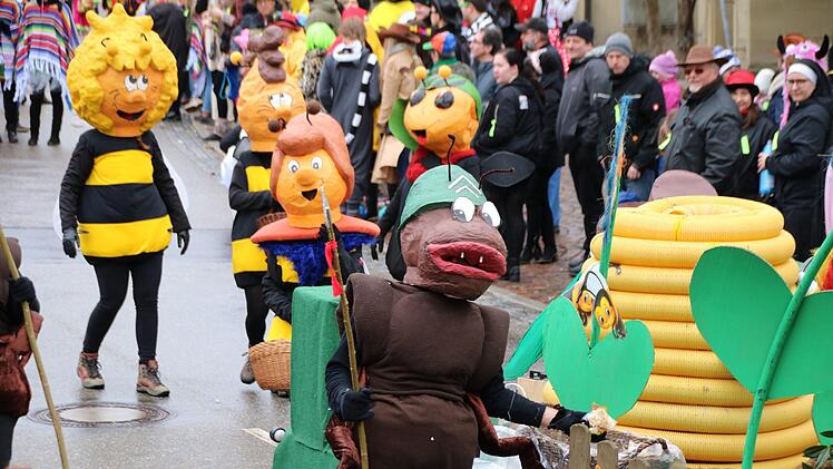 Biene Maja brachte ihre Freunde mit.Thomas Malz