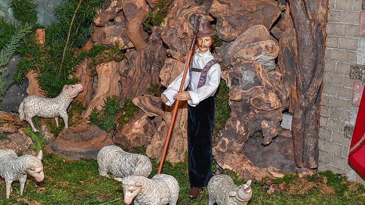 Die Krippe in der Oberen Pfarre 2019/20 im Detail. Foto: Ronald Rinklef
