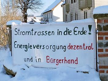 Mit einer Resolution macht sich der Marktleugaster Gemeinderat für eine Erdverkabelung der neuen 380-kV-Leitung "Ostbayernring" in Bereich von Neuensorg stark. Foto: Werner Reißaus