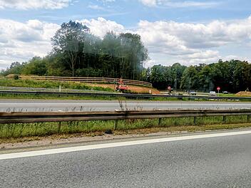 Autobahn, Baustelle, Sperrung, Sanierung, Bauarbeiten, Stra&szlig;e