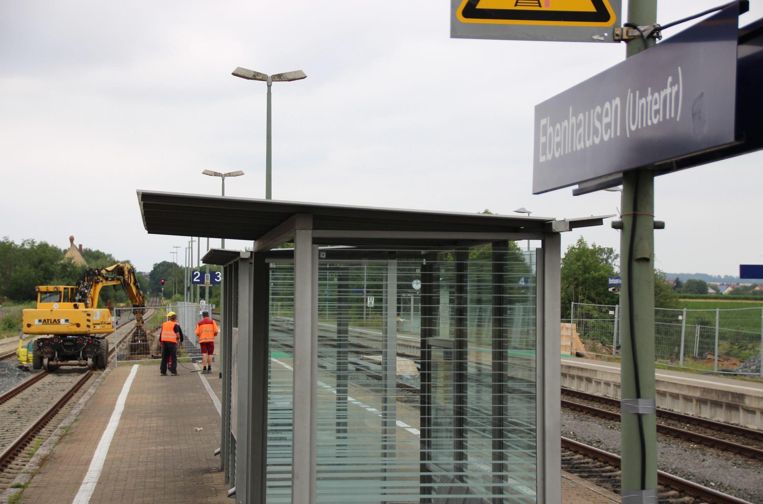 Seltenes Stellwerk verzögert Arbeiten am Bahnhof Ebenhausen