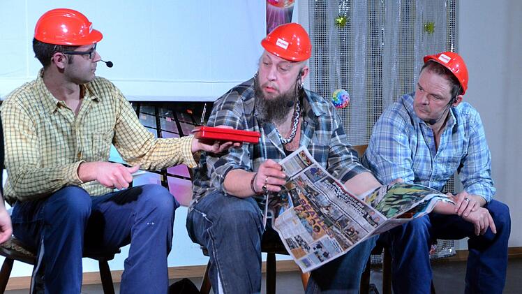 Die Höörg's Biietsch Boys aus Katzenbach (von links: alias Jörg Arnold, Michl Heppner und Rainer Back).Peter Rauch