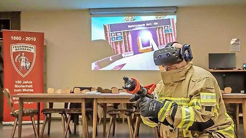 Dritter Bürgermeister Wolfgang Metzner im virtuellen Einsatz