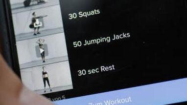 Das ist der Trainingsplan "Prometheus".  Foto: Marian Hamacher