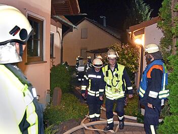 Die Wehren waren mit über 80 Helfern vor Ort im Einsatz.