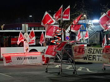 Verdi-Warnstreik in K&ouml;ln