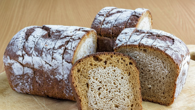 Gefrierbrand macht auch vor Brot nicht halt: Wei&szlig;liche, ausgetrocknete Stellen auf der Kruste sind ein typisches Zeichen daf&uuml;r, dass das Brot nicht luftdicht eingefroren wurde. Geschmack und Textur leiden darunter deutlich.