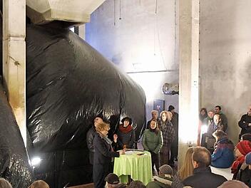 Das Foto entstand im März 2013 bei der Vernissage der Ausstellung "Knick" von Katharina Mayrhofer im Kesselhaus. Foto:Michael Gründel