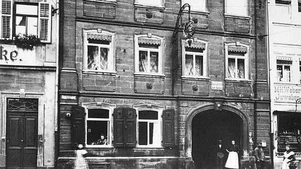 Die Brauerei Gro&szlig;kopf auf einer Aufnahme, die ums Jahr 1910 entstand. Quelle: Fr&auml;nkisches Brauereimuseum