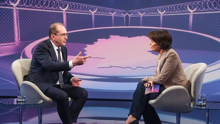 Alexander Dobrindt war am Mittwochabend bei Sandra Maischberger zu Gast.