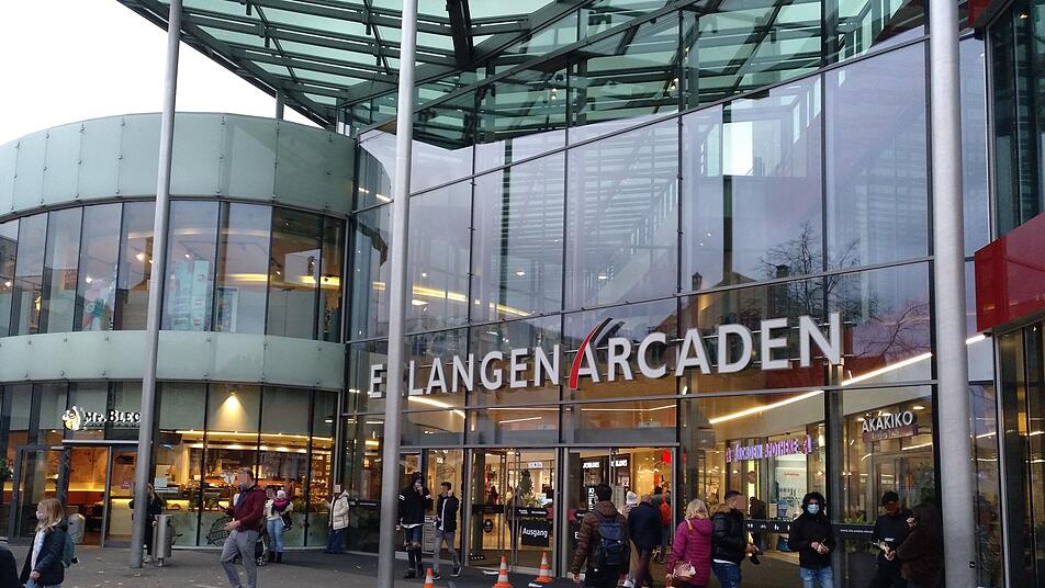 Erlangen Geschäfte Innenstadt