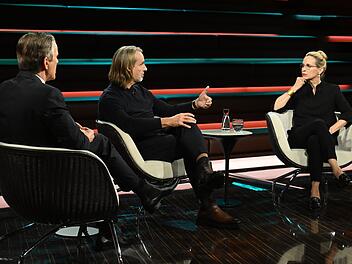Markus Lanz (links) hatte unter anderem Richard David Precht und Frauke Brosius-Gersdorf zu Gast.