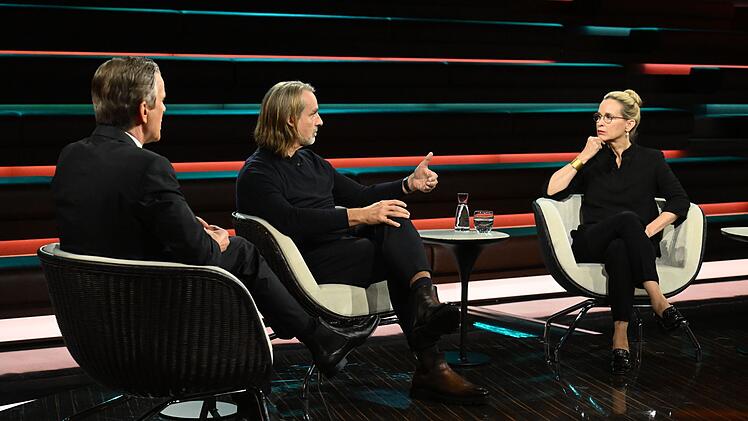 Markus Lanz (links) hatte unter anderem Richard David Precht und Frauke Brosius-Gersdorf zu Gast.