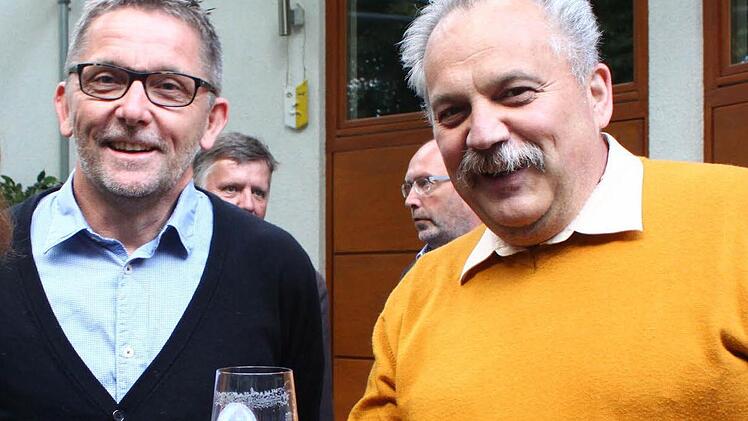 Jürgen Ziegler (links) und Verkaufsleiter Norbert Backer. Foto: Jürgen Gärtner
