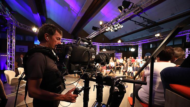 Die Fernsehsendung "Jetzt red i" war zu Gast in Kronach. Foto: Marian Hamacher