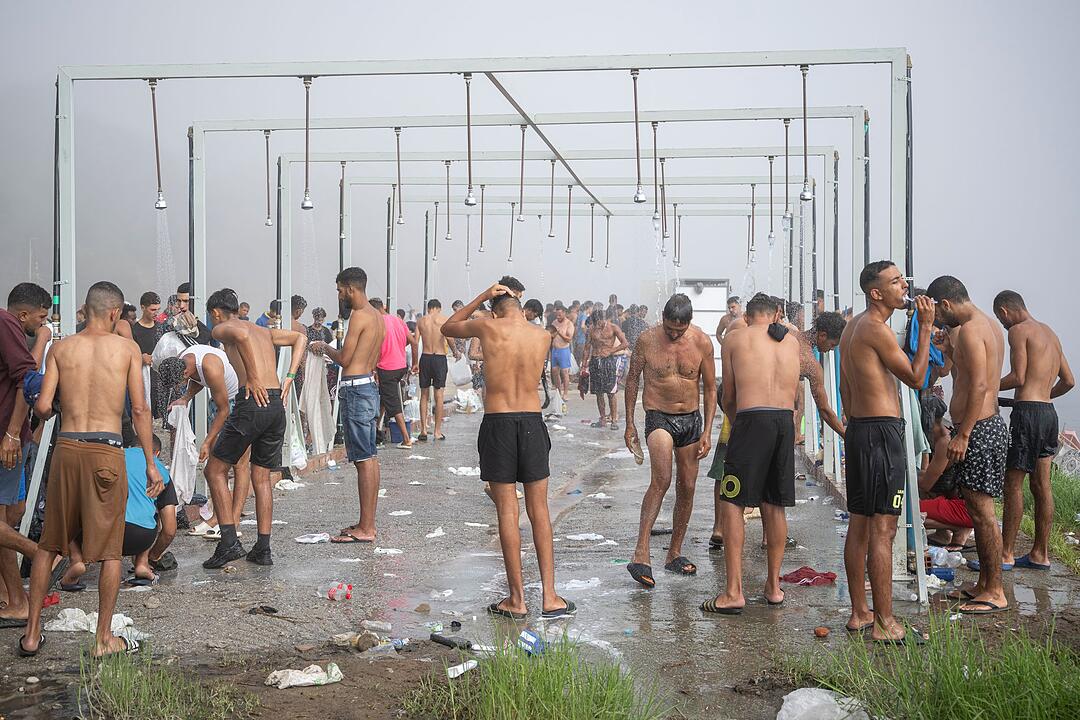 Migranten in Ceuta