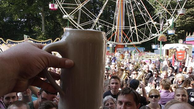 Vom 21. bis 31. Juli 2017 ist in Forchheim Annafest. Symbolbild: Josef Hofbauer/ Archiv