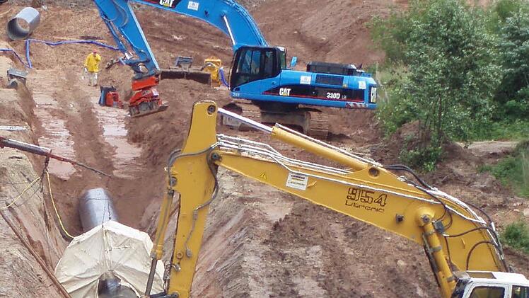 Viele Rohre sind in die Jahre gekommen, müssen jetzt ausgetauscht werden