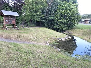 Hier wird die Kneippanlage entstehen.