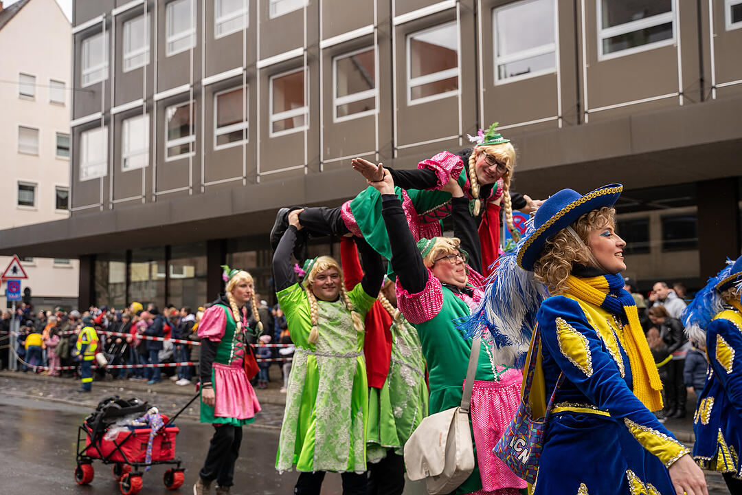 Der traditionelle Umzug zog ca. 70.000 Faschingsfreunde an.