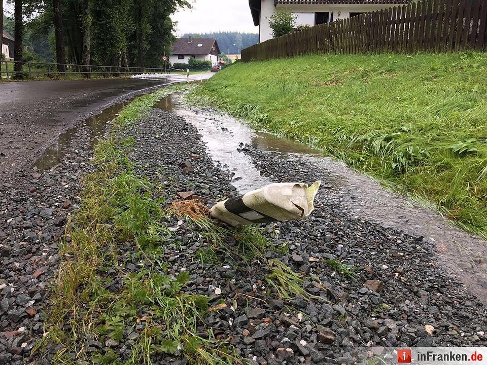 Schweres Unwetter im Kreis Kronach