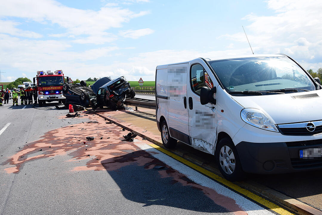 Unfall auf der A7