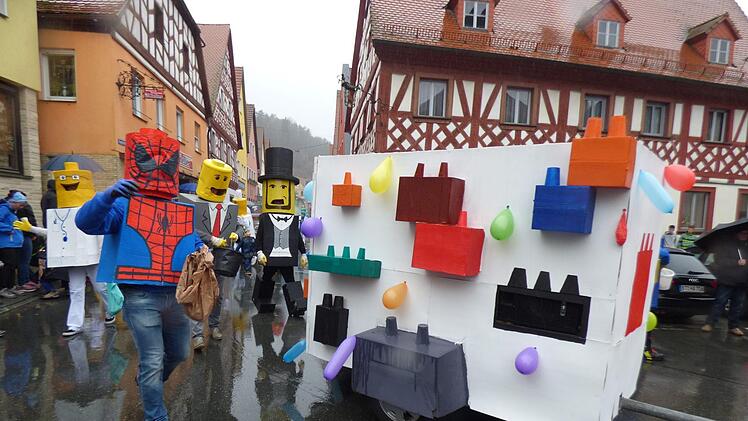 Auf dem Faschingszug in Waischenfeld Foto: Thomas Weichert