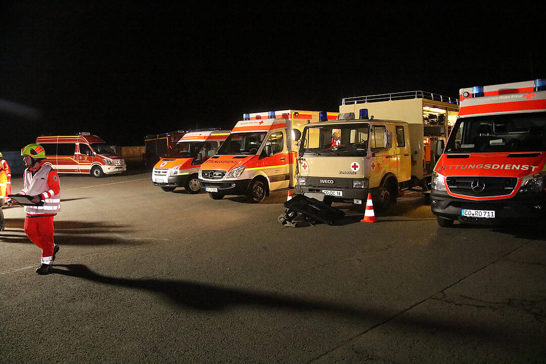 Rödental: Großbrand in Recycling-Betrieb