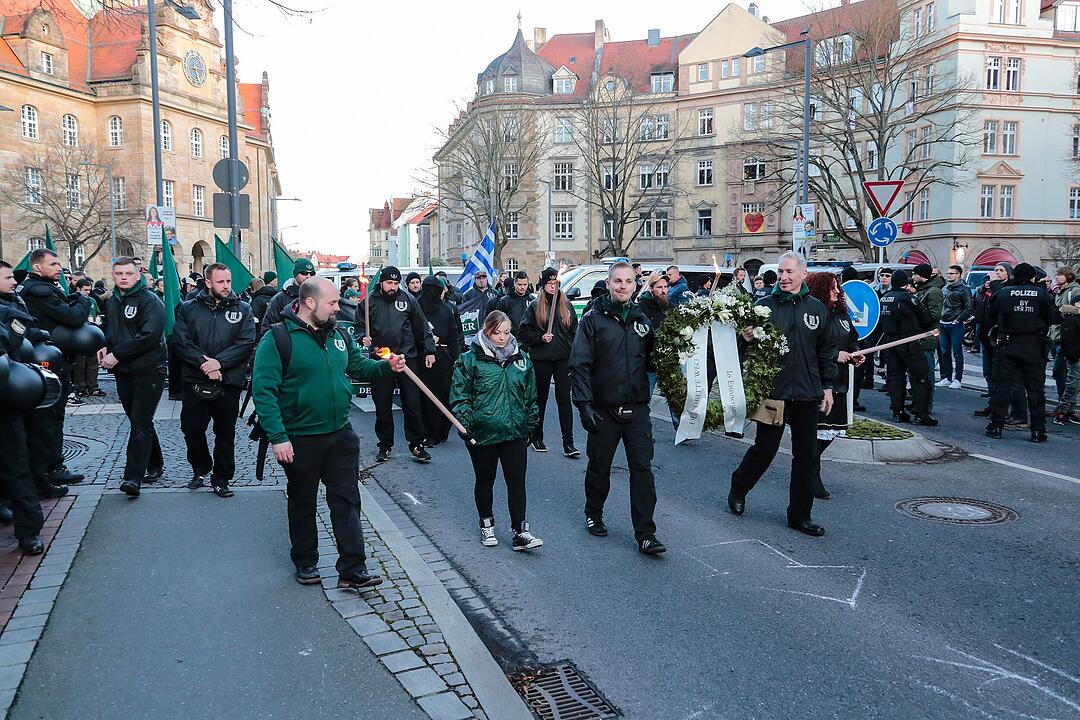 Fest der Demokratie, III. Weg und Anti-Nazi-Demonstrationen in Bamberg